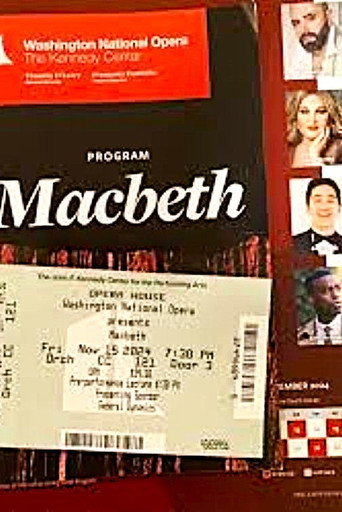Movie poster for Macbeth: Washington National Opera (2024)