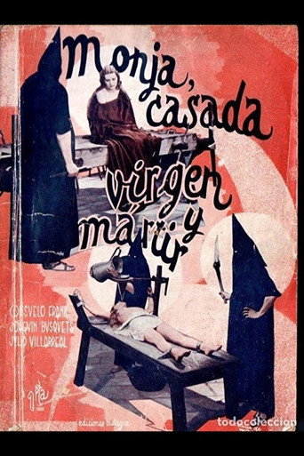 Movie poster for Monja, casada, virgen y mártir (1935)