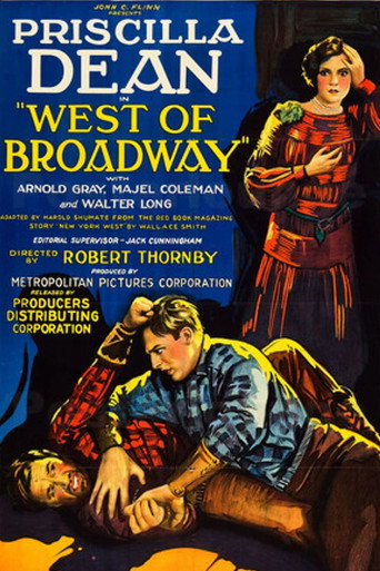 Movie poster for West of Broadway (1926)