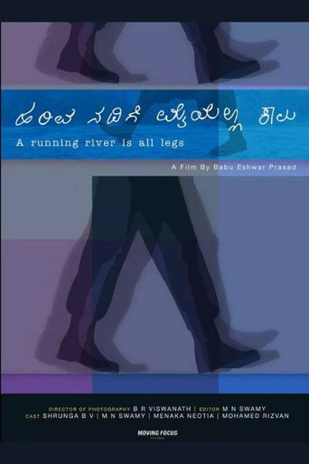 Movie poster for A Running River is All Legs (2020)