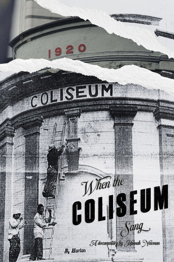 Movie poster for When The Coliseum Sang