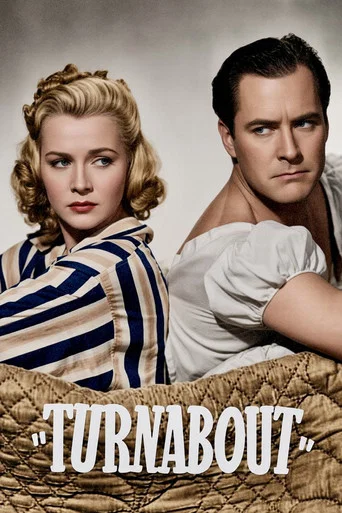 Movie poster for Turnabout (1940)