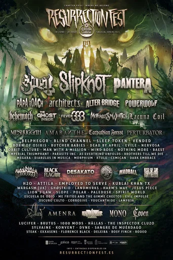 Movie poster for BEHEMOTH - Live at Resurrection Fest EG