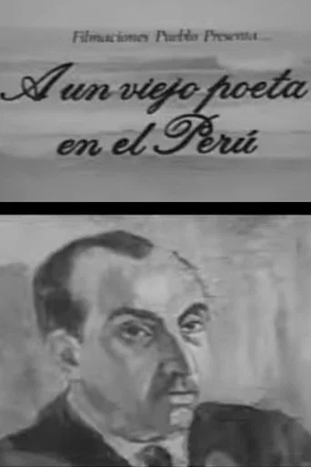 Movie poster for A un viejo poeta en el Perú (1979)
