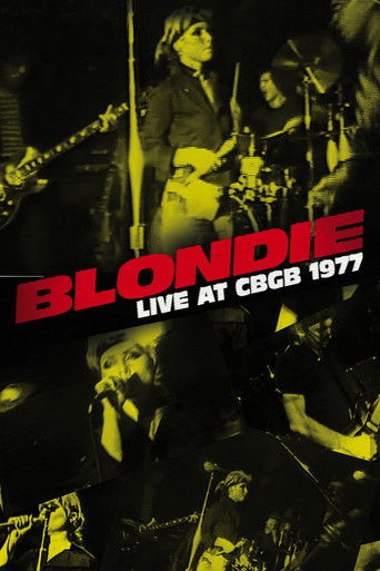 Blondie: Live at CBGB 1977 poster
