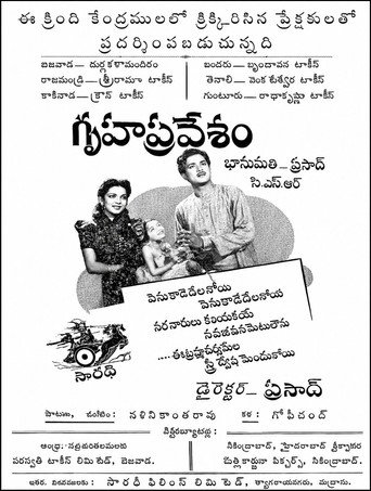 Movie poster for Grihapravesham (1946)