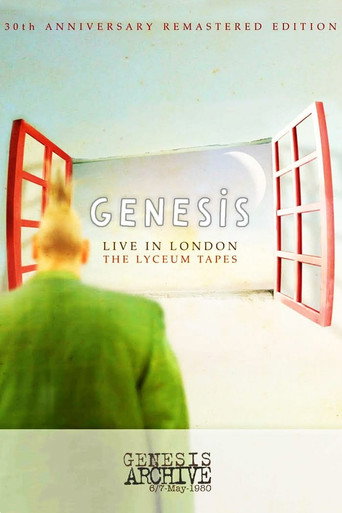 Movie poster for Genesis - Live in London: The Lyceum Tapes May 6, 1980 (1980)