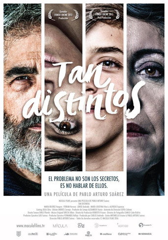 Movie poster for Tan distintos (2016)