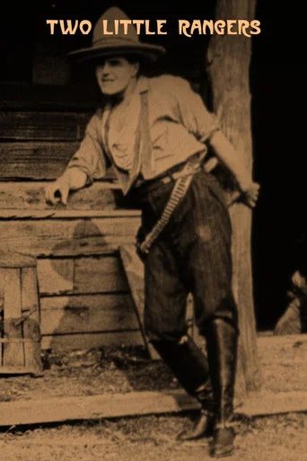Movie poster for Two Little Rangers (1912)