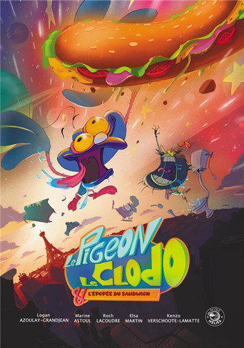 Movie poster for The Pigeon, The Hobo &  The Fate of the Sandwich (2026)