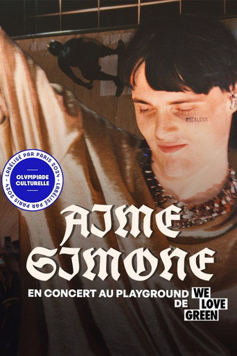 Movie poster for Aime Simone en concert au Playground de We Love Green 2023 (2023)