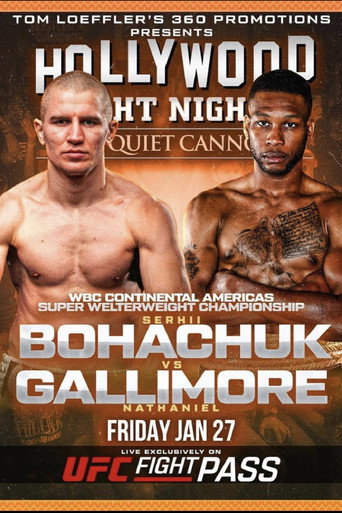 Movie poster for Serhii Bohachuk vs. Nathaniel Gallimore (2023)