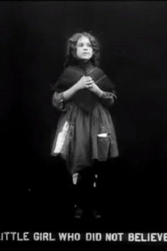 Movie poster for The Little Girl Who Did Not Believe in Santa Claus (1907)