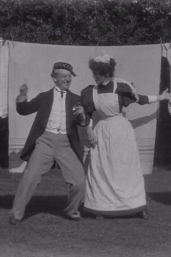Movie poster for Hanging Out the Clothes (1897)