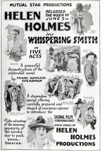 Movie poster for Whispering Smith (1916)