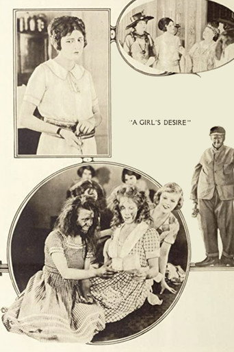 Movie poster for A Girl's Desire (1922)