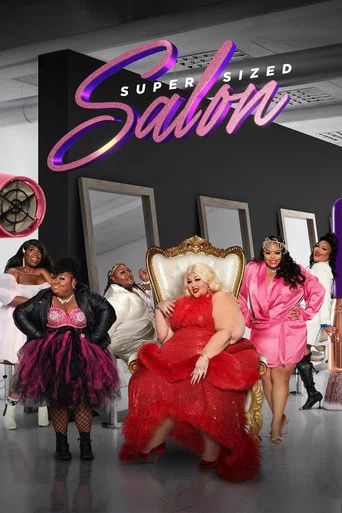 Series poster for Super Sized Salon (2022)