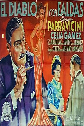 Movie poster for El diablo con faldas (1938)