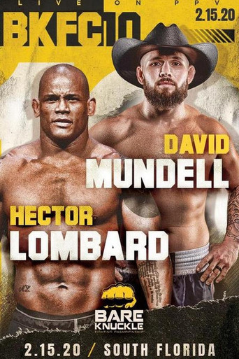 Bare Knuckle Fighting Championship 10 poster