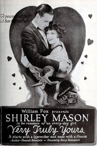 Movie poster for Very Truly Yours (1922)
