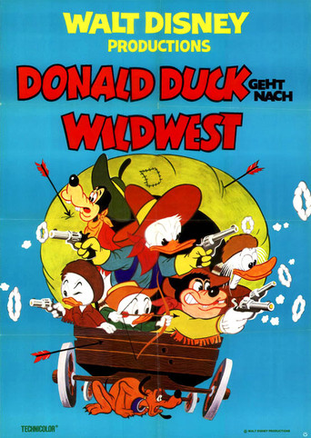 Movie poster for Donald Duck Goes West (1965)
