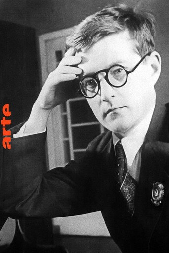 Movie poster for Dimitri Chostakovitch, symphonie en rouge (2025)