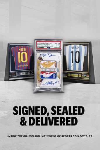 Movie poster for Signed, Sealed & Delivered: Inside the Billion-Dollar World of Sports Collectibles (2026)