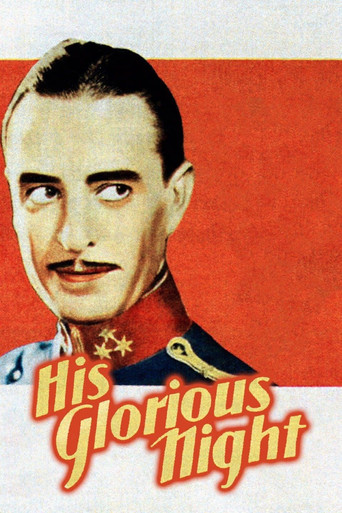 Movie poster for His Glorious Night (1929)
