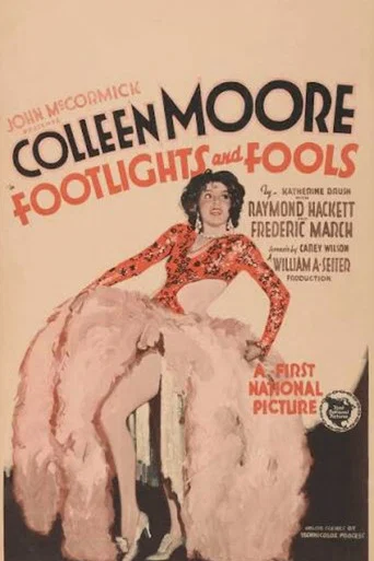 Movie poster for Footlights and Fools (1929)