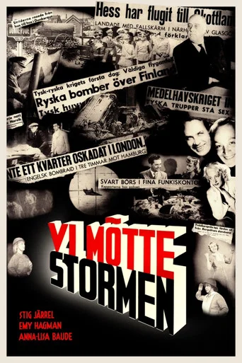 Movie poster for Vi mötte stormen (1943)