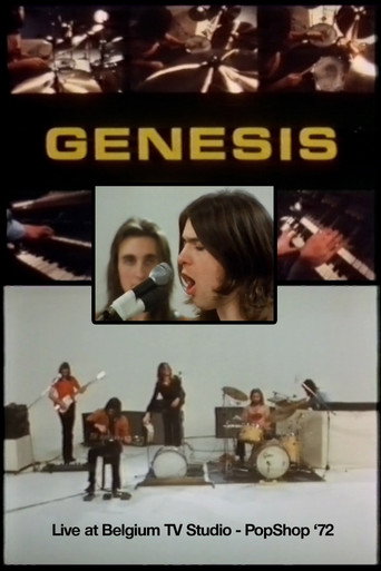Movie poster for Genesis - Live at Belgium TV Studio, PopShop'72 (1972)