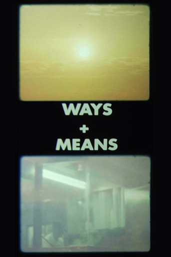 Movie poster for Ways + Means (2017)