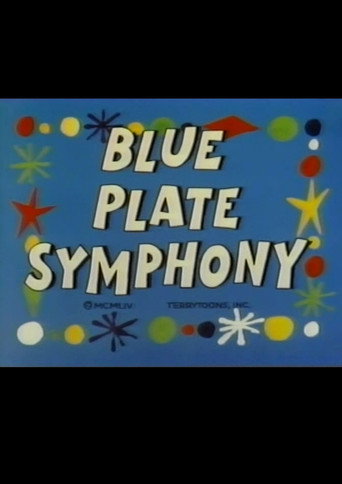Movie poster for Blue Plate Symphony (1954)