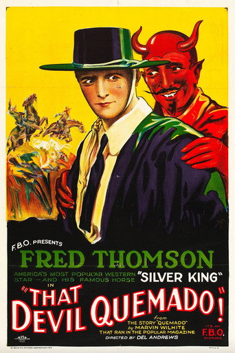 Movie poster for That Devil Quemado (1925)