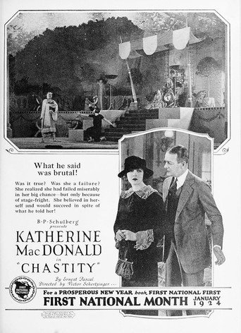 Movie poster for Chastity (1923)