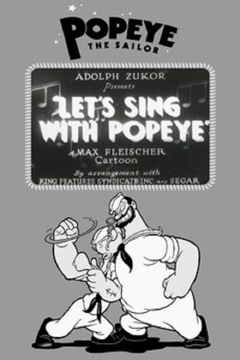 Movie poster for Let's Sing with Popeye (1934)
