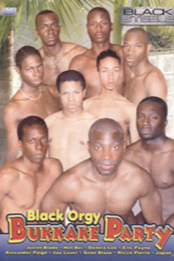 Movie poster for Black Orgy Bukkake Party (2006)