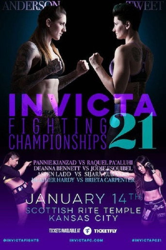 Movie poster for Invicta FC 21: Anderson vs. Tweet (2017)