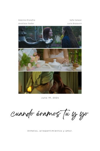 Movie poster for cuando éramos tú y yo (2024)
