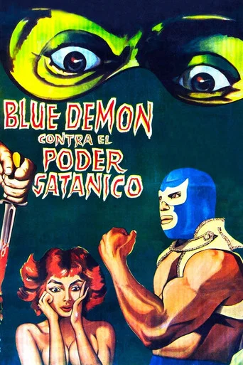 Movie poster for Blue Demon vs. the Satanic Power (1966)