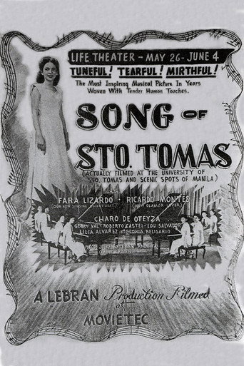 Movie poster for The Song of Sto. Tomas (1950)