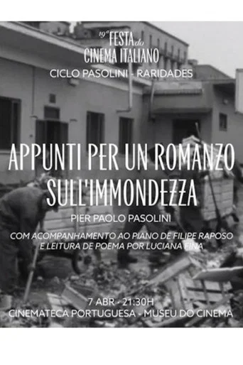 Movie poster for Appunti per un romanzo sull'immondezza (1970)