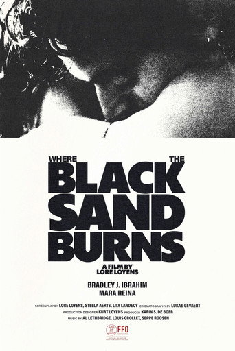 Movie poster for Where the Black Sand Burns (2025)