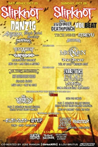 Movie poster for Slipknot - Live at KnotFest 2014 (Day 2) (2014)