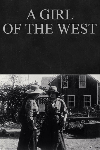 Movie poster for A Girl of the West (1912)