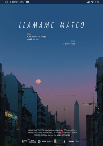 Movie poster for Llamame Mateo (2021)