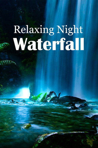 Movie poster for Relaxing Night Waterfall (2017)