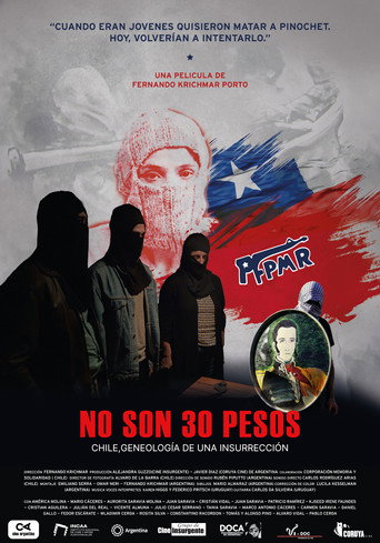 Movie poster for No son 30 pesos (2023)