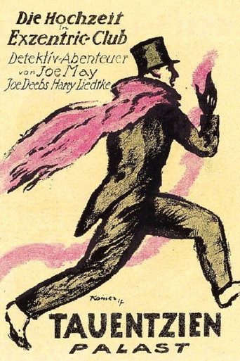 Movie poster for Die Hochzeit im Excentricclub (1917)