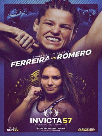 Movie poster for Invicta FC 57: Ferreira vs. Romero (2024)